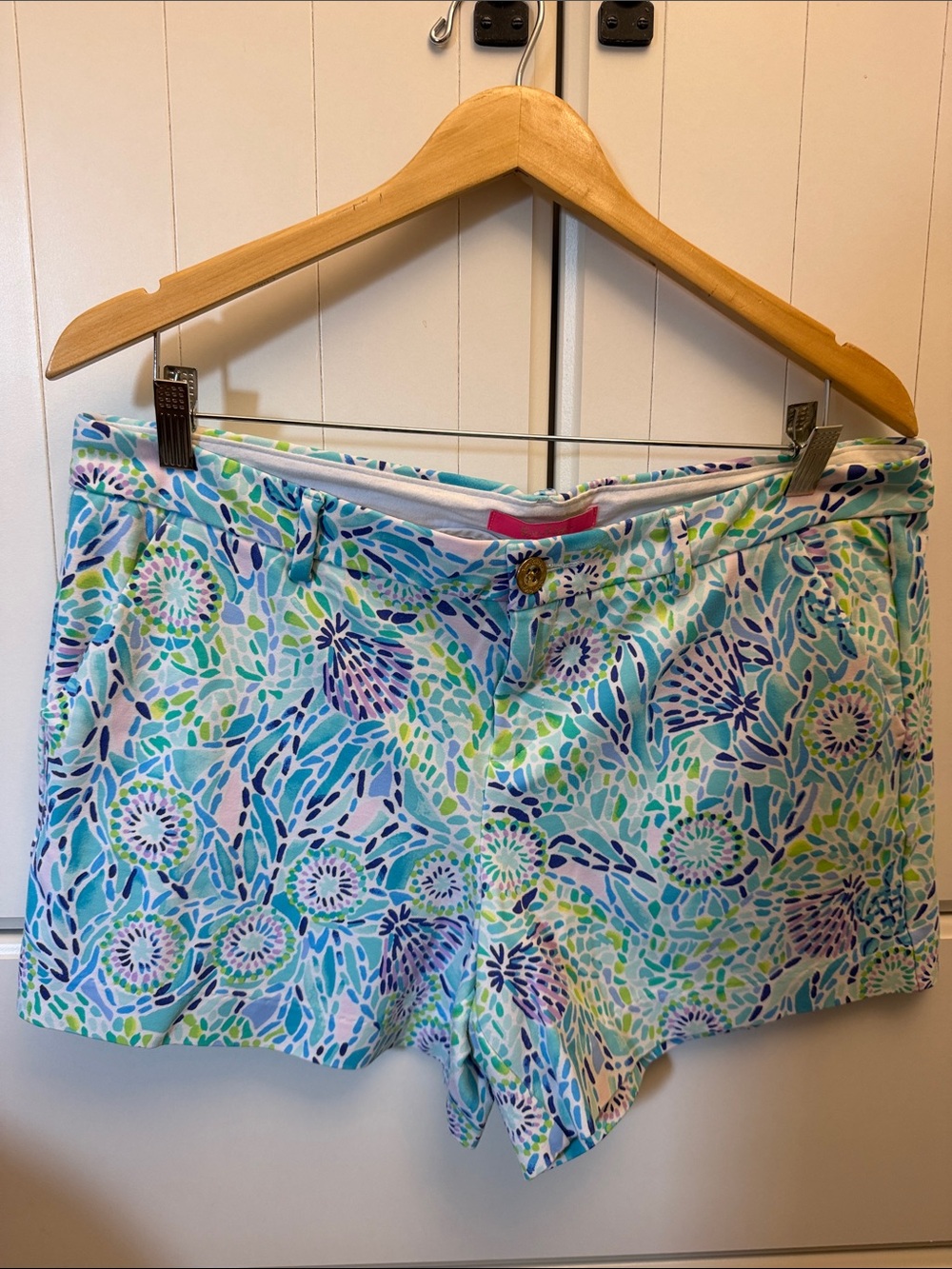 Lilly Pulitzer Callahan Shorts EUC 14 “Open Water”
